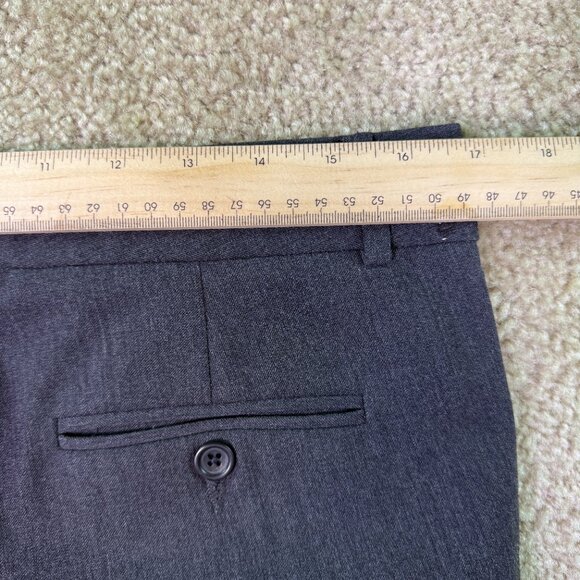 Banana Republic Pants Womens Size 8 33x31 The Martin Fit Wool Gray Bootcut E608 - Picture 9 of 13